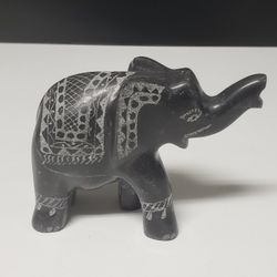 Etched Marble Elephant -- Pakistan 