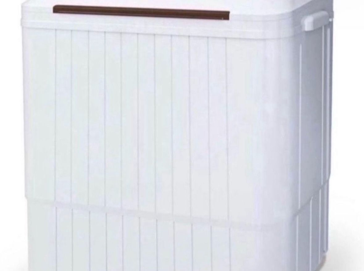 KUPPET TOP LOAD WASHING MACHINE 16.5LBS COMPACT TWIN TUB WASH & SPIN COMBO