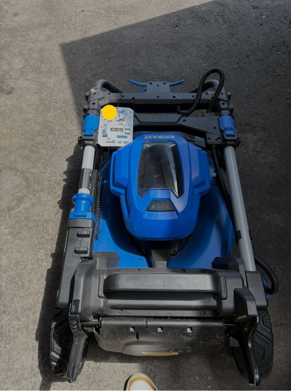 KOBAL Self Propelled Lawn Mower 20β Deck T Battery Powers- BRAND NEW $300