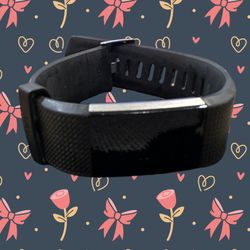 Fitbit Charge 2 Fitness Activity Tracker Heart Rate Monitor No Charger Not Teste