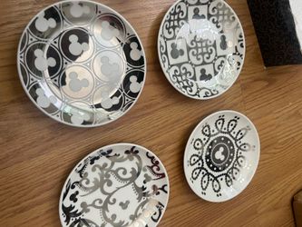 Disney Parks A Little Disney Magic Set of Four Plates