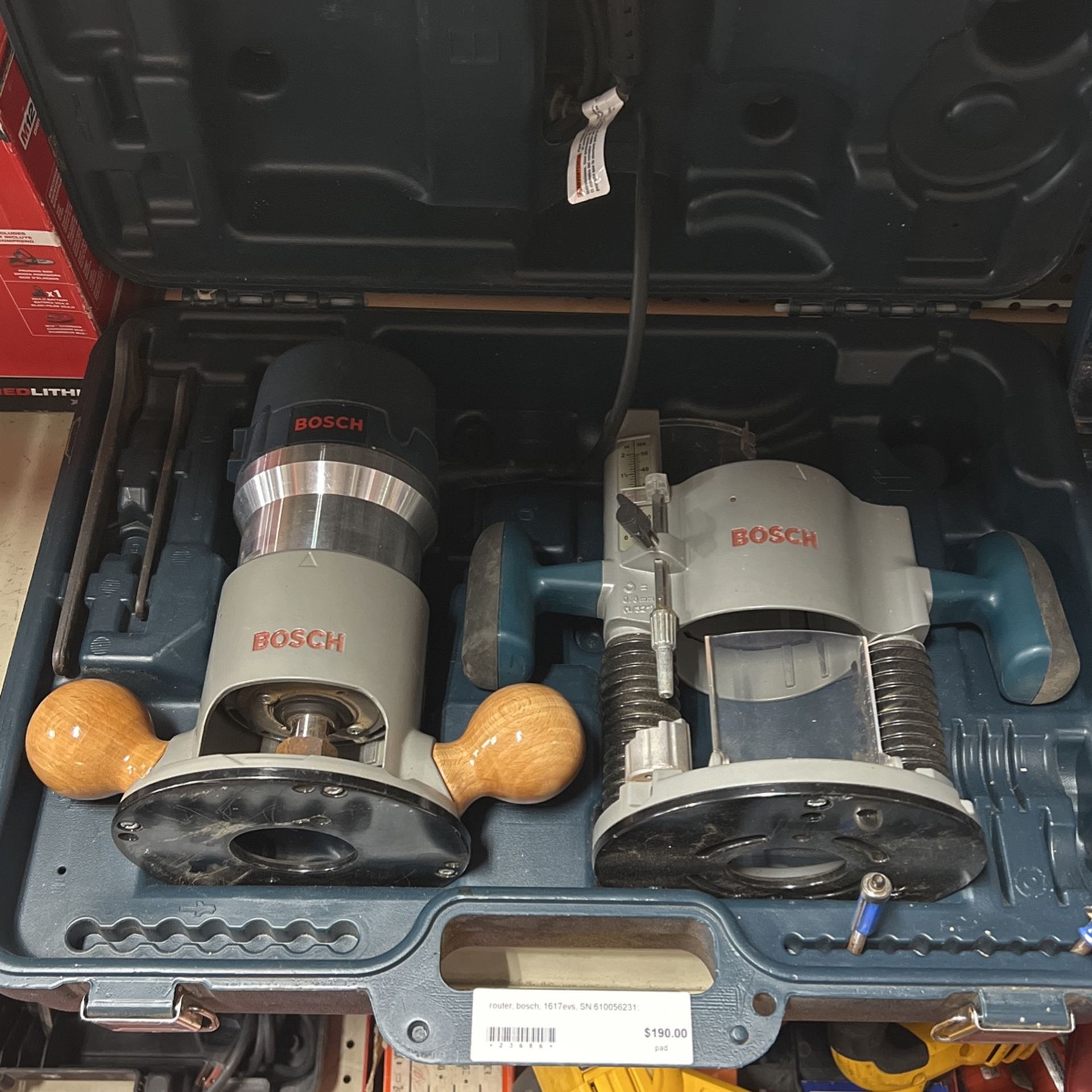 Bosch Variable Speed Plunge And Fixed Base Router Kit