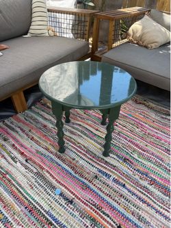 Green coffee table side table
