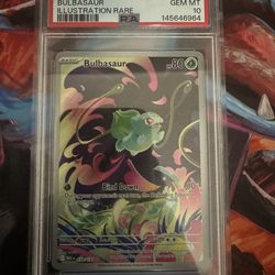 Mega Evolution Bulbasaur IR 133/132 PSA 10 Pokemon Card