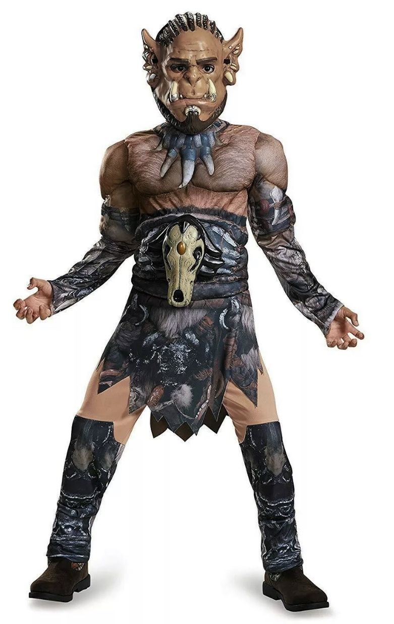 Disguise Durotan Classic Muscle Warcraft Legendary Costume, Medium/7-8.