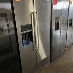 Kitchen Aid Stainless Steel Side By Side Refrigerator  C