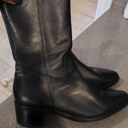 Leather Women Boots