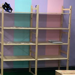 Ikea Wooden shelves