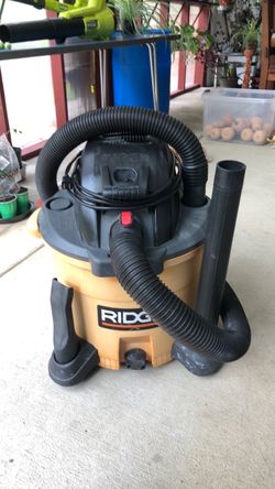 RIDGID Wet/Dry Vacuum with Hose and Attachments