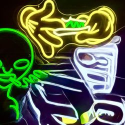 420 Two Pack Special  LED Sign, Hip Decorations