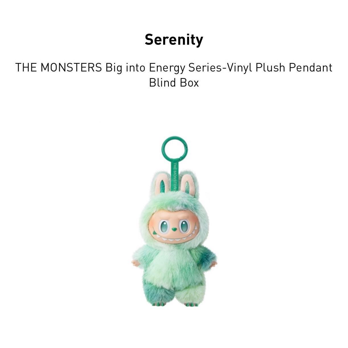 Labubu The Monsters Big into Energy Series Vinyl Plush