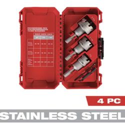 Milwaukee Carbide Hole Cutter Kit (4-Piece
