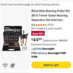 Blind Hole Bearing Puller Kit