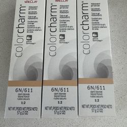 Wella Color Charm Permanent Gel Hair Color 6N/611