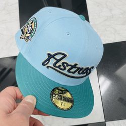 Size 7 Astros Fitted