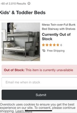White Bunk Bed New In Box