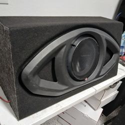 10" Rockford Fosgate T1 Subwoofer In Custom Enclosure 