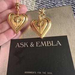 Ask And Embla Sanctum Earrings Hearts