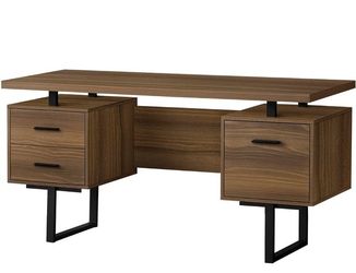 Monarch Specialties I 7625 Computer Desk 60" - Walnut