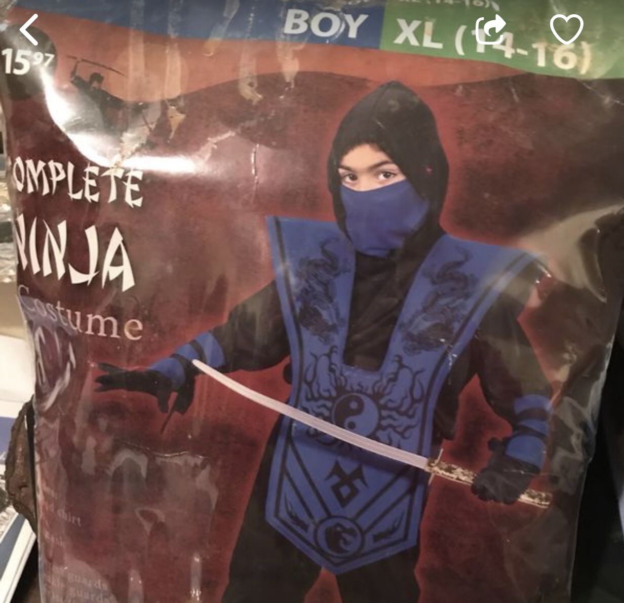 Boys Costume ( XL 14-16)