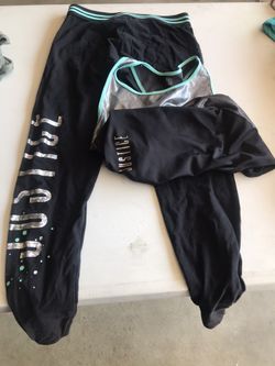 Justice Pant and Leotard duo