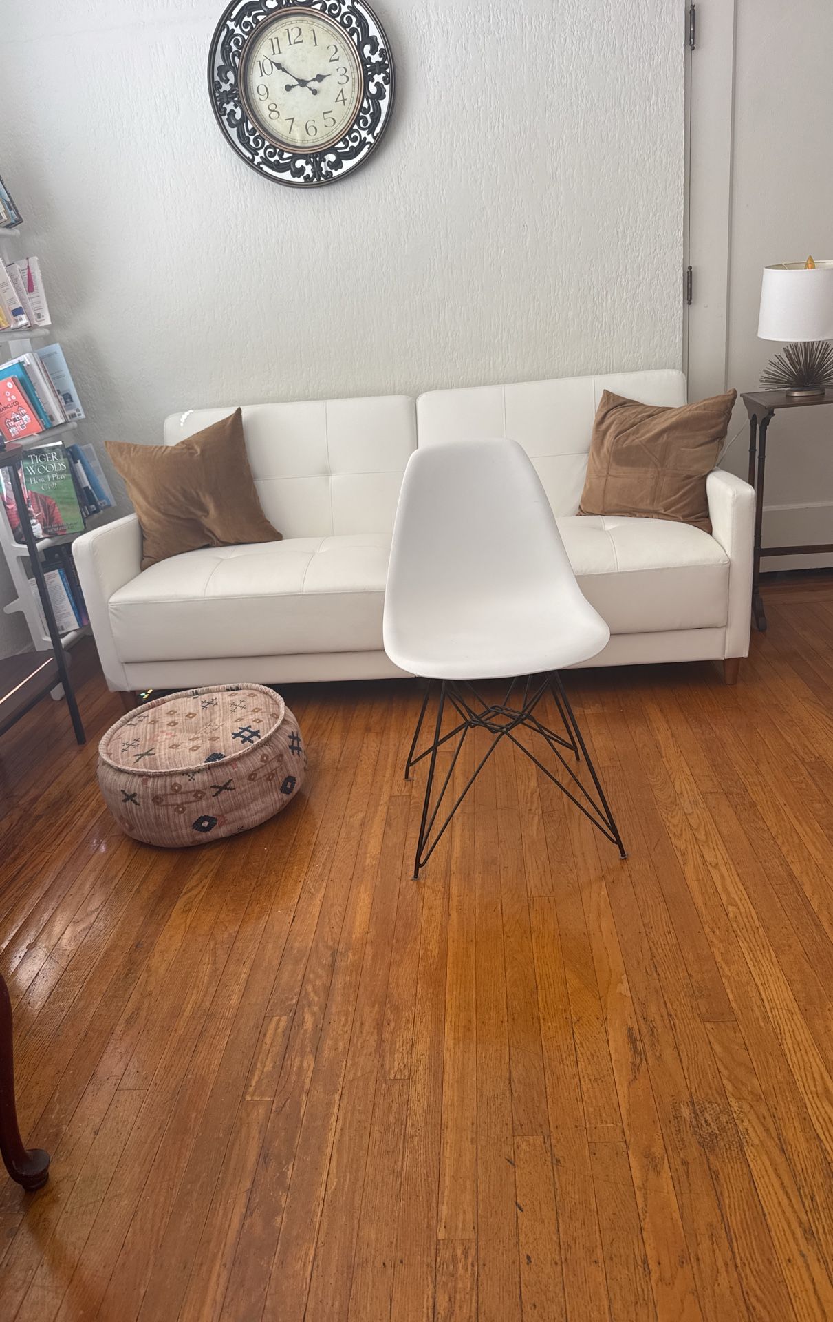 Chair And Futon White