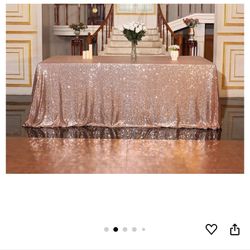 Rose Gold Tablecloth