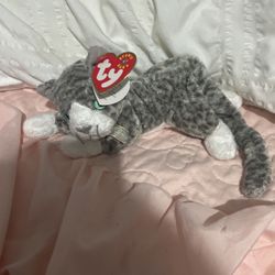 TY Beanie Baby, Grey 