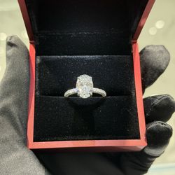3 carat Lab Grown Diamond Engagement Ring
