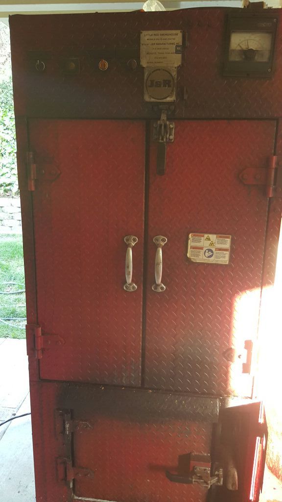 J & R Oyler Little Red Smokehouse BBQ Smoker Model 250FSE
