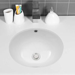 Sarlai 16 Inch Undermount Oval Sink