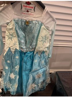 Disney Store Child 7/8 Elsa Dress Costume 
