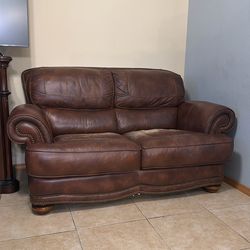 Brown Love Seat