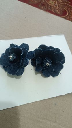 Levi Jean earrings hand made