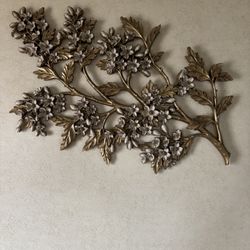 Large SYROCO Dogwood Blossom MCM Wall Decor