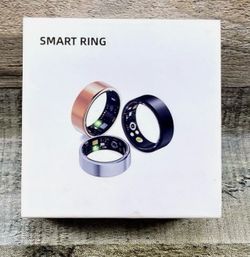 Smart Ring for Women Men, Health Tracker with Heart Rate/Blood Oxygen/Blood Pressure/Sleep Monitoring/Step Counting, IP68 Waterproof Fitness Ring, No 