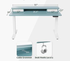 Electric Standing Desk 55"