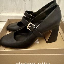 Dolce Vita Leather Mary Jane heels