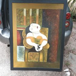 Oil Painting By M Hudson