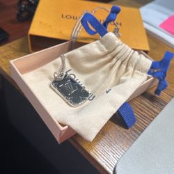 LV locket necklace 