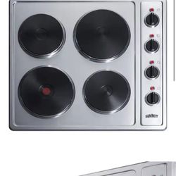 24” Electric Cooktop 