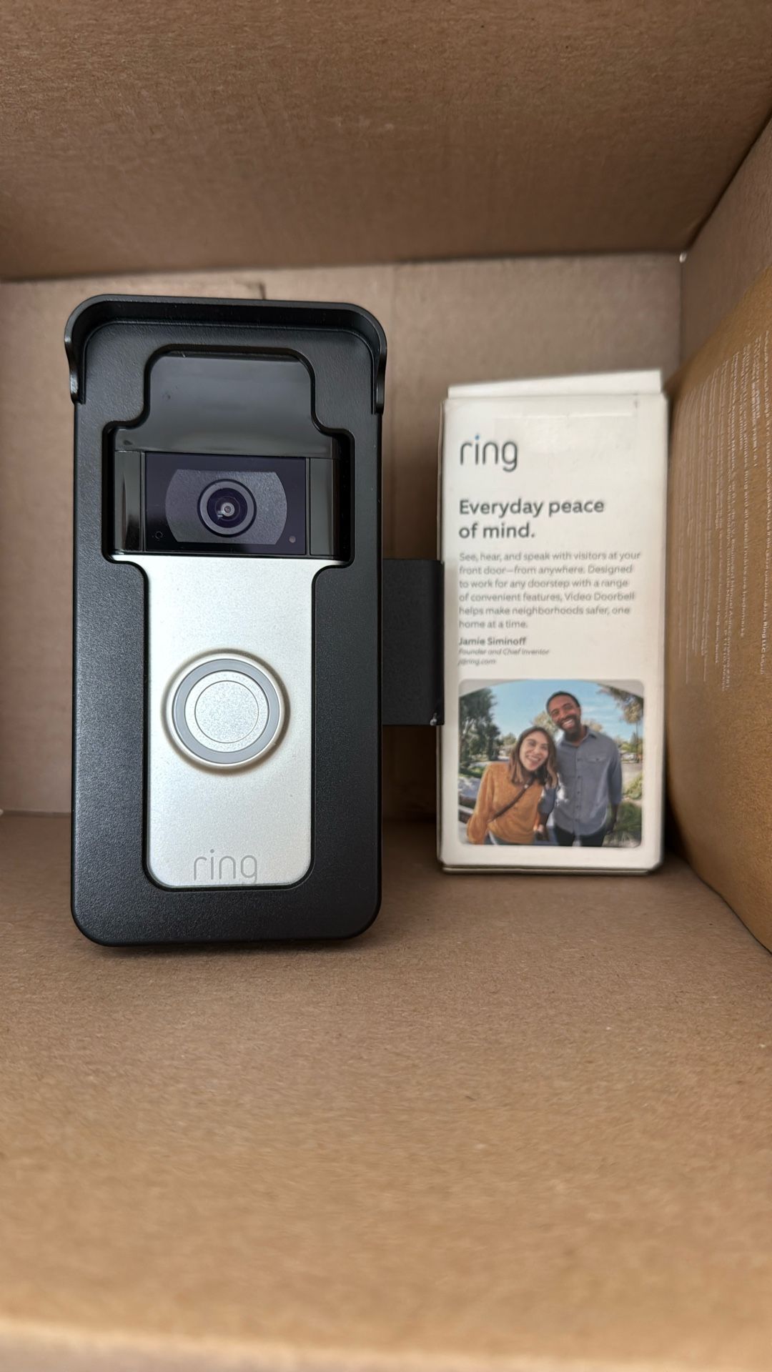 Ring Camera With Security Box