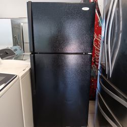 Whirlpool Black Refrigerator 