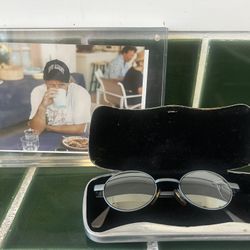 Sunglasses- Bjorn Borg Sunglasses. Originals  Given To  Me From Him Personally. Collectors Item. Blueish Nickel