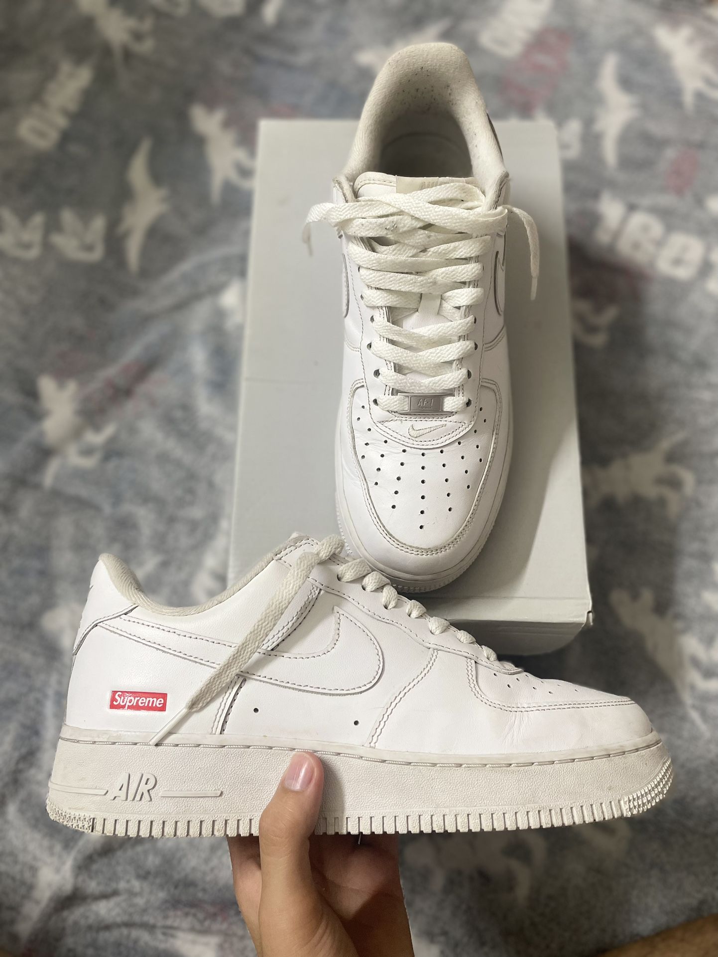 White Supreme Air Force 1