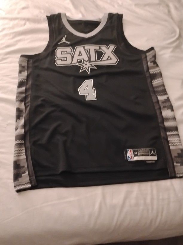 Jordan Brand Spurs Fox Jersey XL