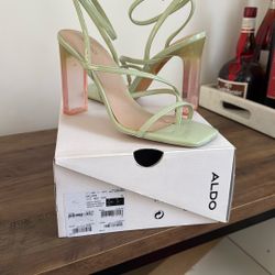 Green High Heels