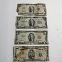 Old Silver Certificates / Old U.S Money Bills - Notes