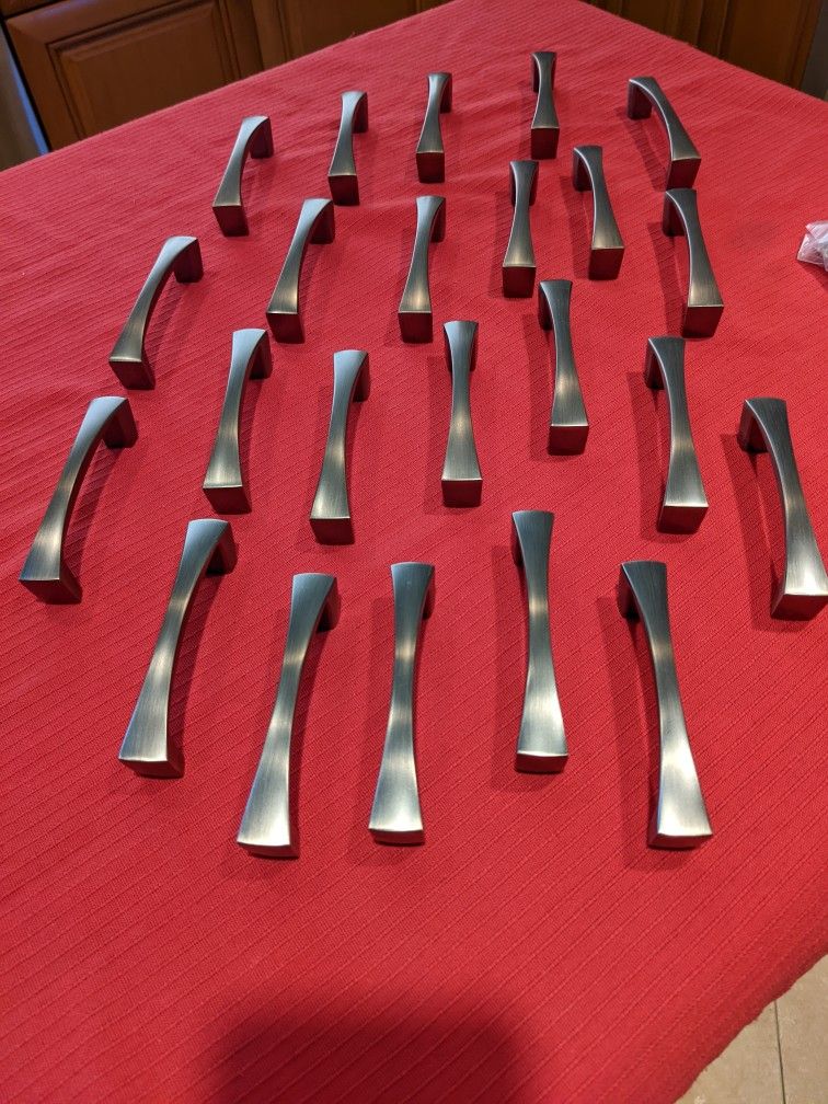 23 New Liberty cabinet Hooks Steel Bar Pull Rounded Look