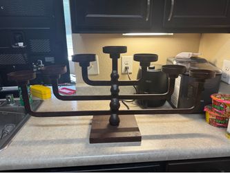 7-Arm Metal Candelabra Candle Holder
